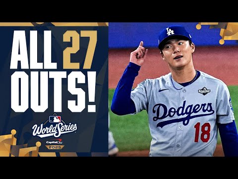 COMPLETE GAME AGAIN 🤯 Yoshinobu Yamamoto's masterful outing in Game 2 of World Series | 山本由伸ハイライト