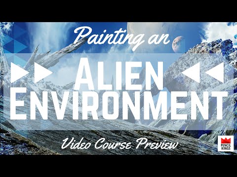 [PREVIEW] Matte Painting in Photoshop: Create an alien landscape