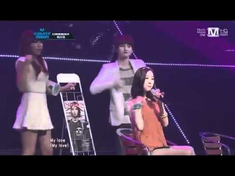 Sistar comeback on M!countdown