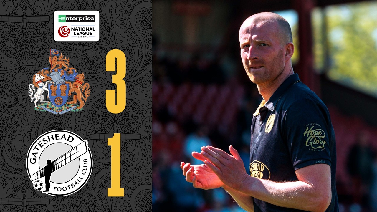Gateshead’s 2025/26 season ends at Alty | Altrincham 3-1 Gateshead | HIGHLIGHTS