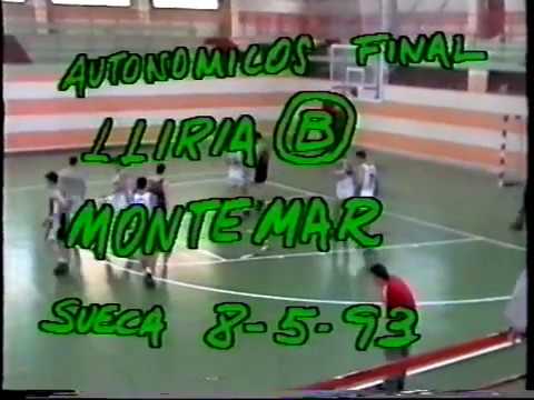 1993 Fase final Autonomico baloncesto - Lliria B vs CA Montemar