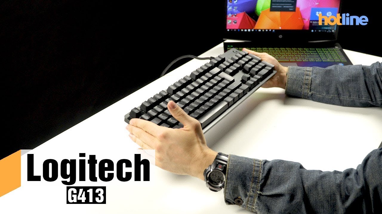 Клавиатура Logitech G413 Carbon механическая черный USB Multimedia for gamer LED