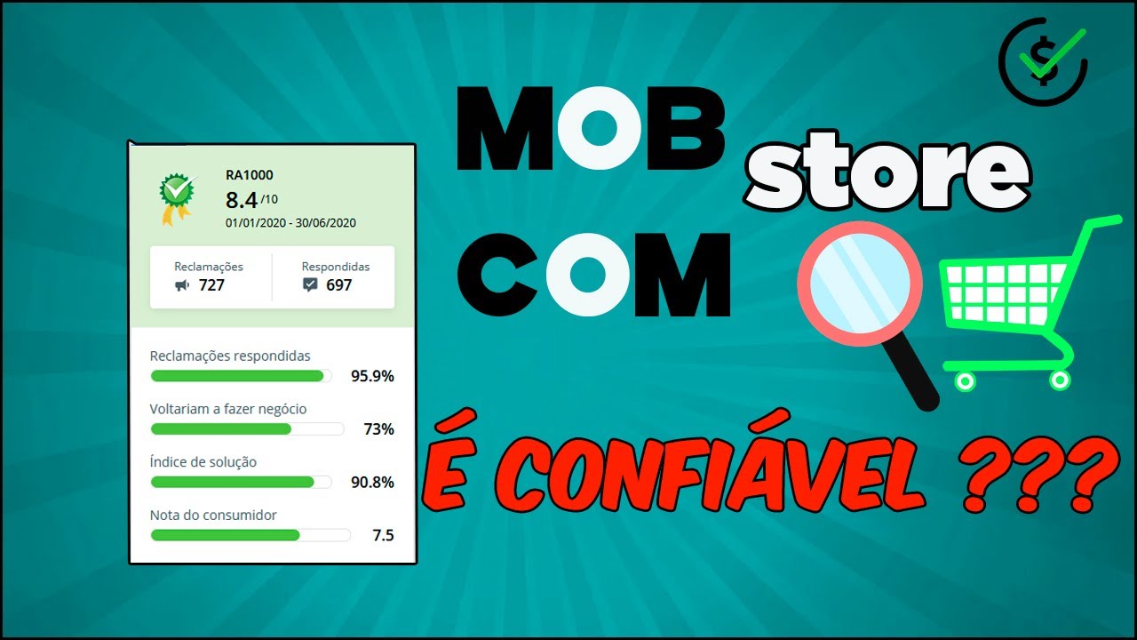 COMPRAR NA MOBCOM STORE É CONFIÁVEL