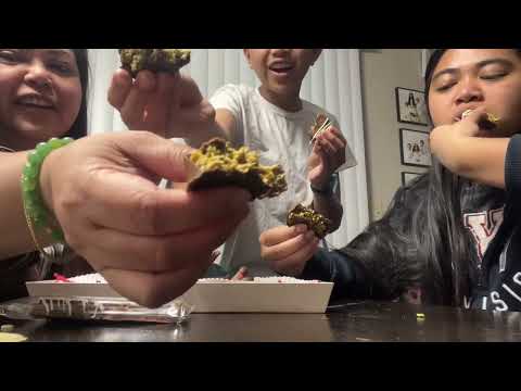 trying dubai chocolate