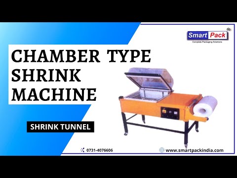 Smartpack semi- automatic shrink wrapping machine chamber ty...