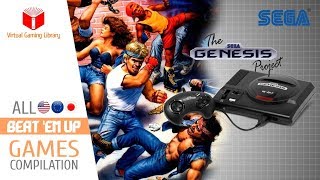 All SEGA Genesis/Mega Drive Beat 'Em Up Games Compilation - Every Game (US/EU/JP/BR)