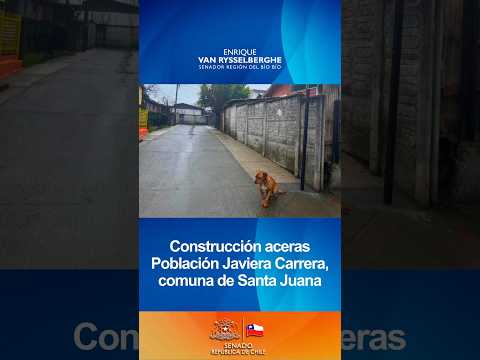 Logro 🎯:  Construcción aceras Población Javiera Carrera de la comuna de Santa Juana 🇨🇱🌟