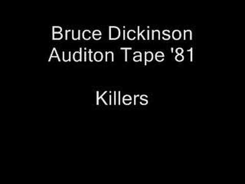 Iron Maiden - Bruce Dickinson Audition Tape - Killers