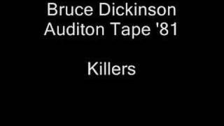 Iron Maiden - Bruce Dickinson Audition Tape - Killers