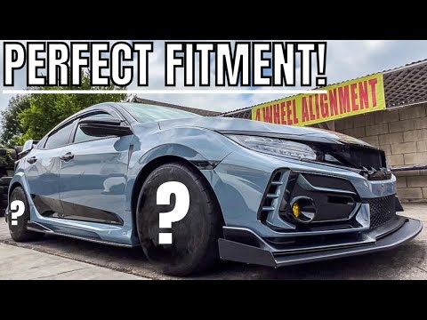 NEW WHEELS for my Honda Civic Type R! Perfect Stance
