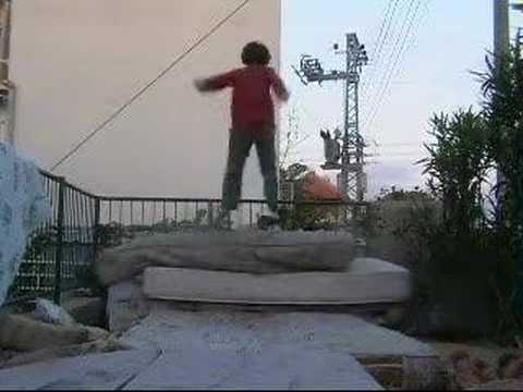 Me do Twisting 360 Backflip (Corkscrew Backflip) landed