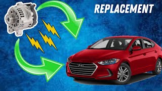 How to install alternator on a 2017 Hyundai Elantra