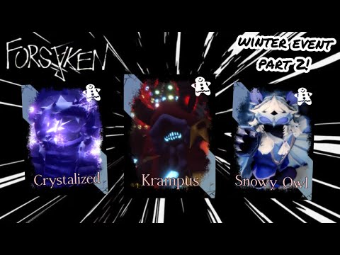 WINNING WITH EVERY NEW 'WINTER EVENT' KILLER SKIN! (PART 2) | Roblox Forsaken