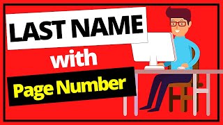 How to add - Last Name and Page Number -  In Google Docs - [ MLA Format ]