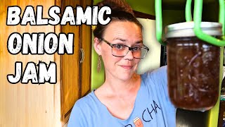 How to Make Jam | Balsamic Onion Jam Recipe | Hamakua Homestead