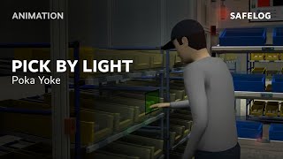 SAFELOG Pick by Light - Poka Yoke Kleinteilkommissionierung