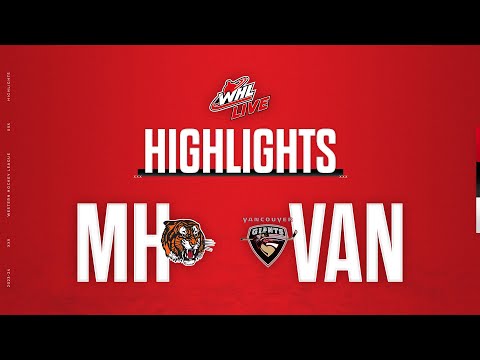 Medicine Hat Tigers at Vancouver Giants 10/18 | WHL Highlights 2023-24