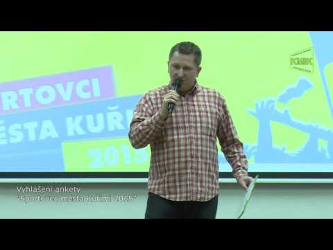 Vyhlášení ankety "Sportovec města Kuřimi  roku 2015".