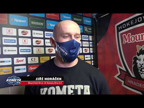 Tisková konference po utkání Mountfield HK vs. HC Kometa Brno 6:2
