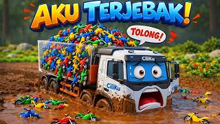 Download lagu Truk Terjebak! Ayo Tolong Truknya😧🚛 - Roda Roda Truk Berputar Ceria | Lagu Anak Edukatif Seru 2026 mp3