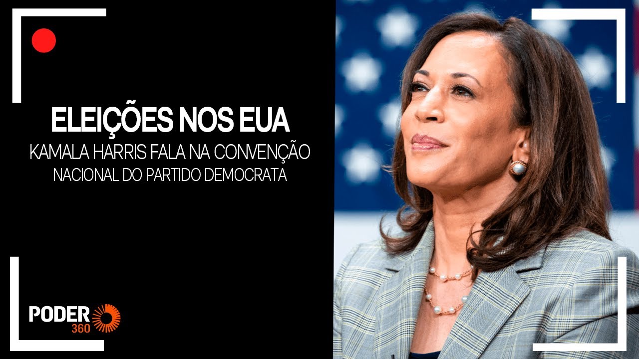 Ao vivo: Kamala Harris fala na Convenção Nacional do Partido Democrata