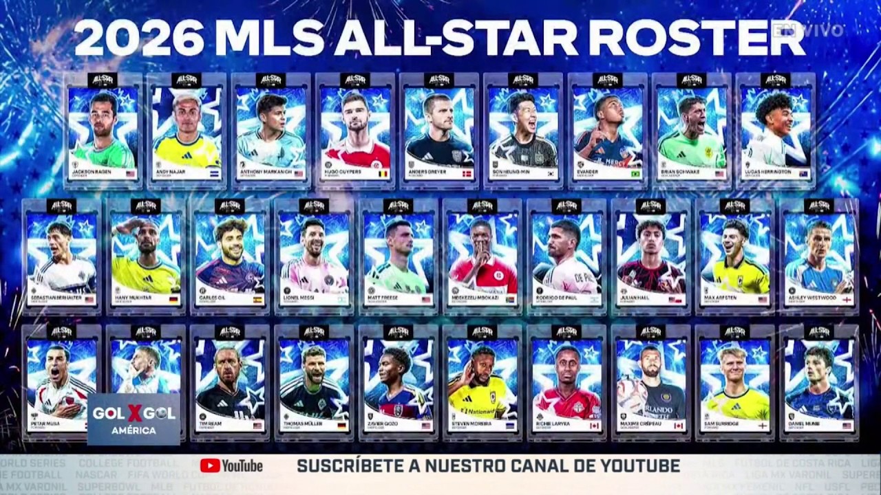 ⚽️ MLS ALL-STAR | Confirmados los futbolistas que enfrentarán a la Liga MX | GolXGol