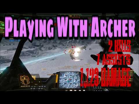 MWO Quickplay |  Archer (ARC-5W) | playing with the archer (2 kills and 1,123 damage)