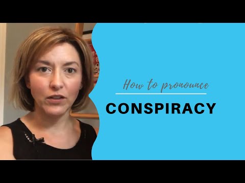How to Pronounce CONSPIRACY - American English Pronunciation Lesson #learnenglish