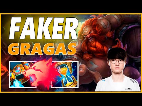 ⚡FAKER GRAGAS JUNGLE GAMEPLAY⚡SEASON 12 LEAGUE OF LEGENDS