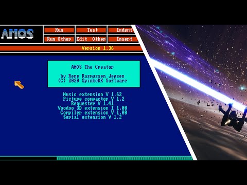 Amos Basic Simple Ball Game - Part 1