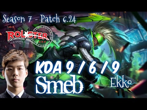 KT Smeb EKKO vs NAUTILUS Top - Patch 6.24 KR Ranked