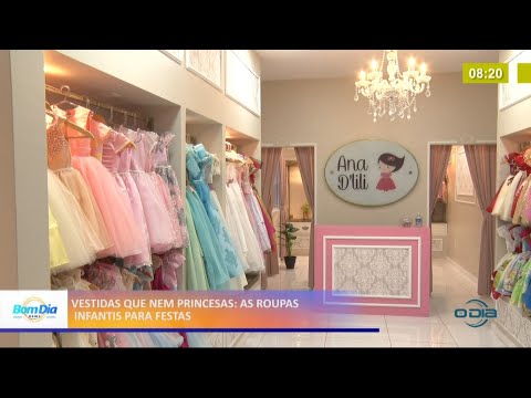 Roupas infantis para meninas se vestirem como princesas em festas 14 04 2021