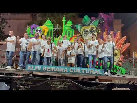 Final popurrí de "Action Cádiz" por comparsa de Nene Cheza. XLIV sem. cult. La Salle-Viña (Cádiz). 