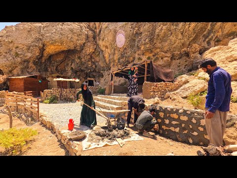 "A day in the life of Amir's family: morning routine and cementing the platform"