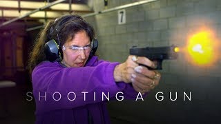People Shoot a Gun for the First Time Captured in Slow Motion - First Takes