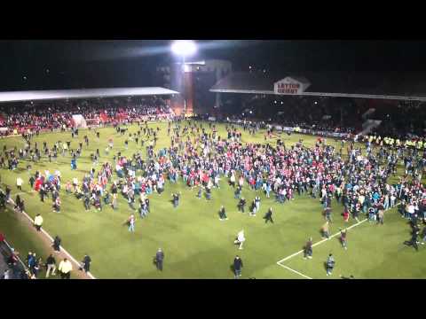 Leyton Orient pitch invasion