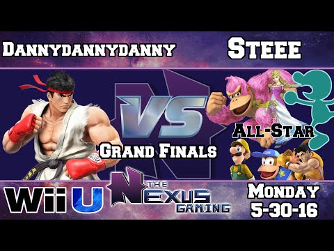 Dannydannydanny (Ryu) vs Steee (Zelda, G&W, Lilmac, DK, Diddy, Luigi) - Grand Finals 5-30-16