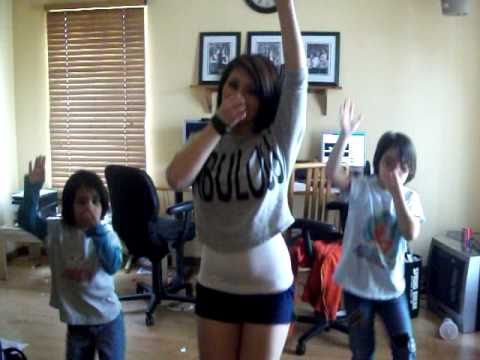 Mariah, Hannah, And I dancing to California girls
