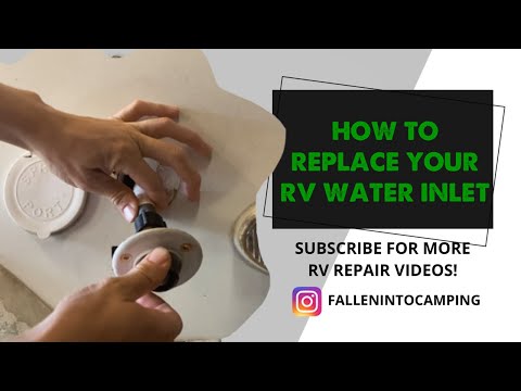 How to replace your RV water inlet the easy way!