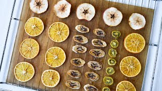 Как сушить АПЕЛЬСИНЫ для декора? ☆ Фруктовые ЧИПСЫ: бананы, яблоки, киви