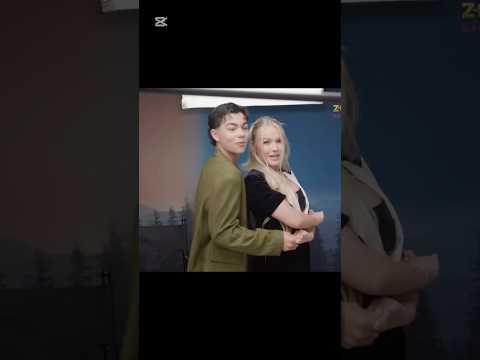 Freya Skye and Malachi Barton show the dream come true dance at an interview #edit #shorts ￼💕