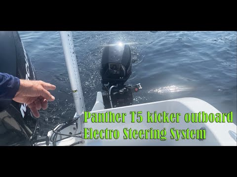 Panther T5 Electro Steering for "kicker" outboards and slow trolling.