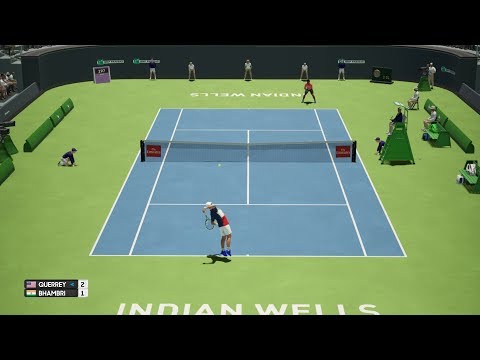 Sam Querrey vs Yuki Bhambri - BNP Paribas Open - AO Tennis PS4 Gameplay