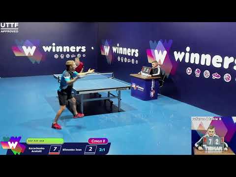 Kozachenko Anatolii - Efimenko Ivan. WINners CUP Table Tennis 8 11.12.2020 20:15