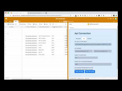 API Connection Intro