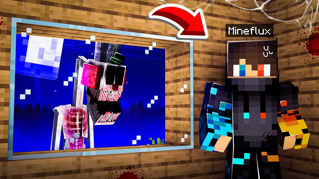 THIS CLOWN IS SO TERRIFYING IN MINECRAFT.😨 @YugPlayz