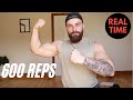 600 REPS Insane Total Body & Abs Workout Challenge (FOLLOW ALONG)