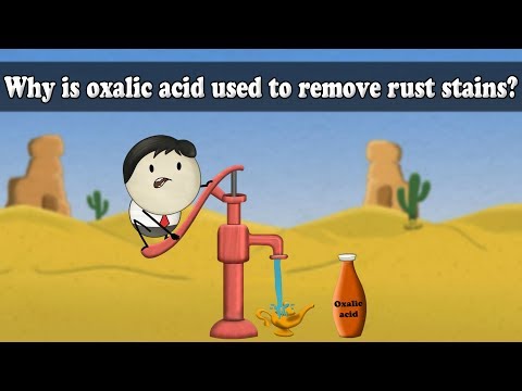 為什麼要用草酸來去除鏽跡？| 草酸是什麼？ (Why is oxalic acid used to remove rust stains? | #aumsum)