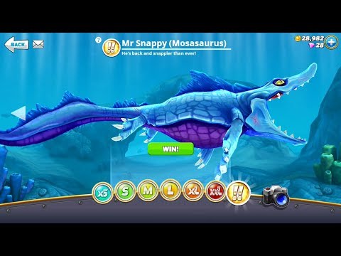 Win Mr Snappy Live Contest - Equip Mega Rush - Hungry Shark World