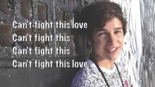 Austin Mahone - Can&#39;t fight this love (Lyrics Video)